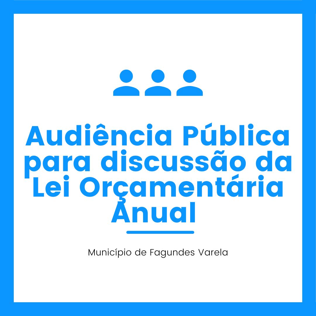 Audiência Pública- LOA 